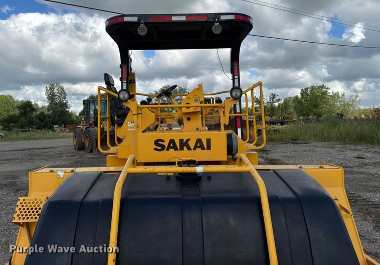 image for item ED1482 2017 Sakai SW850ND-II double drum vibratory roller