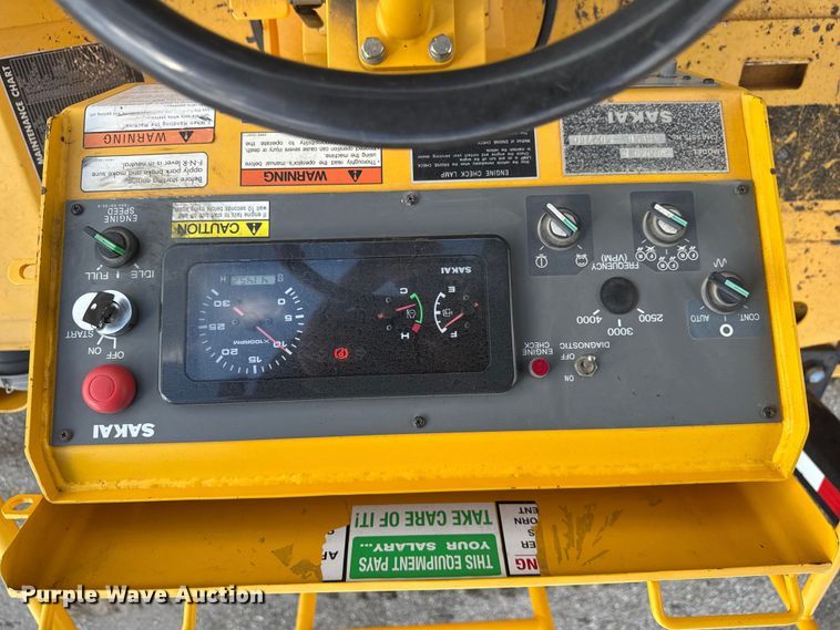 image for item ED1482 2017 Sakai SW850ND-II double drum vibratory roller