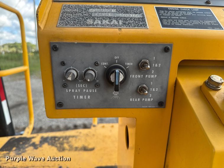 image for item ED1482 2017 Sakai SW850ND-II double drum vibratory roller