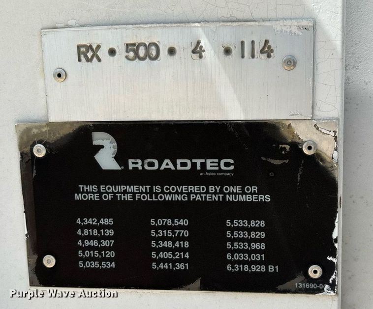 image for item ED2180 2003 Roadtec RX500-4 milling machine