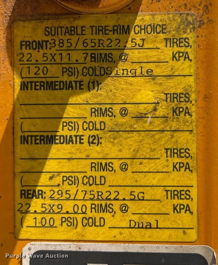 image for item ED2191 2002 International 2554 dump truck