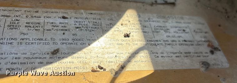 image for item ED2198 1994 Chevrolet Kodiak C6500 tack distributor truck