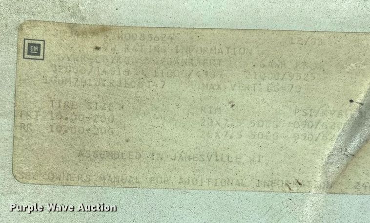 image for item ED2198 1994 Chevrolet Kodiak C6500 tack distributor truck