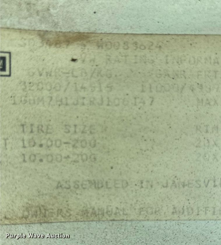 image for item ED2198 1994 Chevrolet Kodiak C6500 tack distributor truck