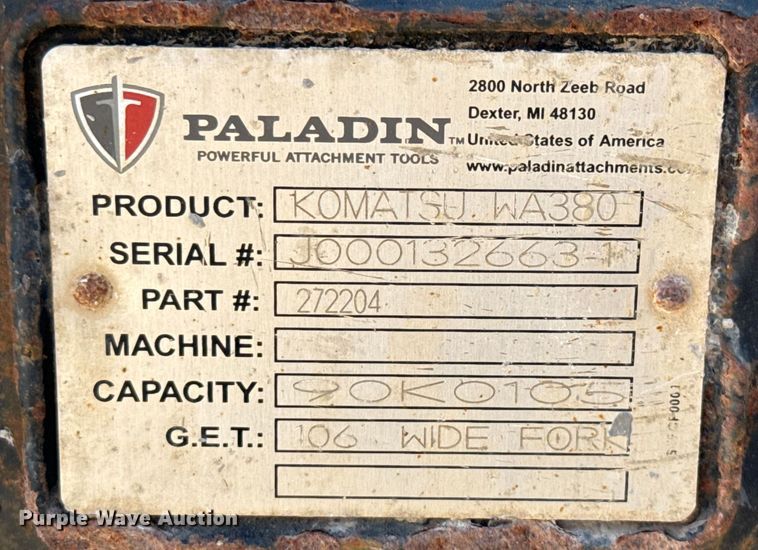 image for item ED5882 2018 John Deere 644K wheel loader