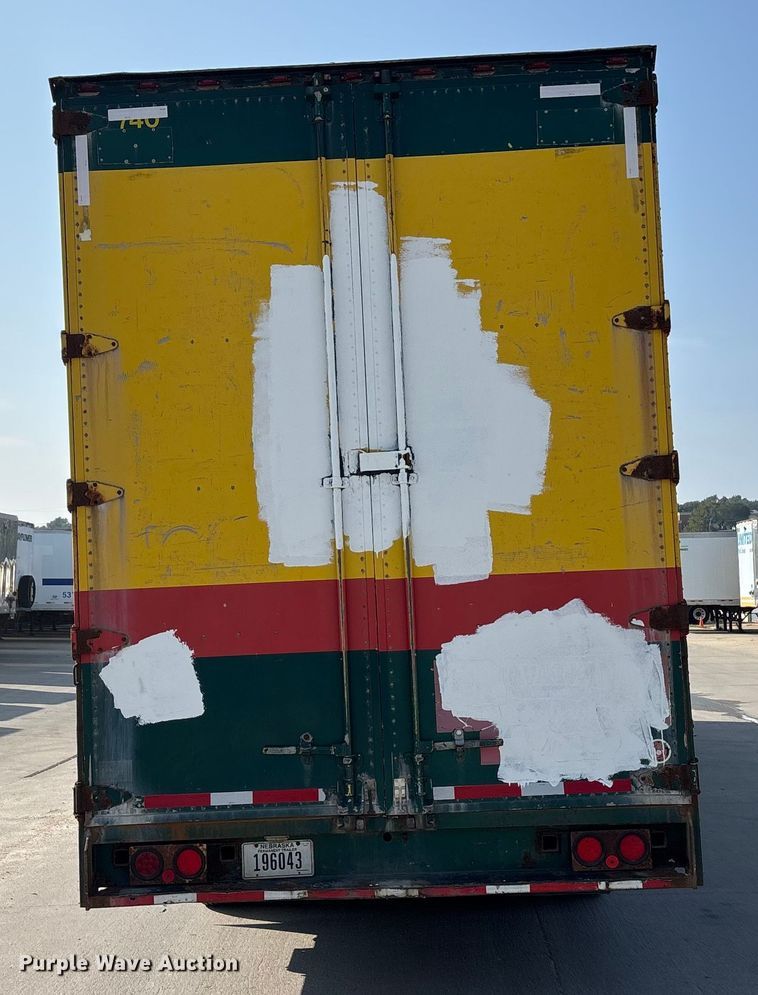 image for item EE3998 1994 Kentucky Manufacturing Company dry van trailer