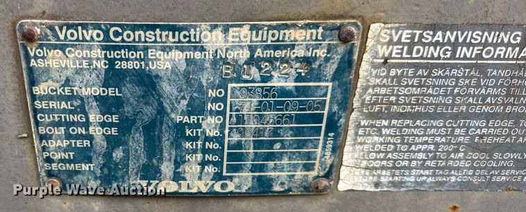 image for item EF2120 2012 Volvo L90F wheel loader