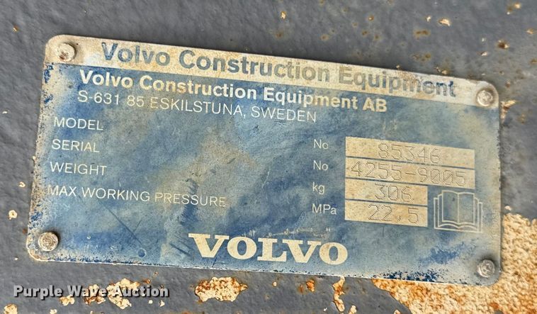 image for item EF2120 2012 Volvo L90F wheel loader