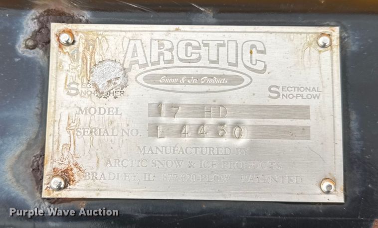 image for item EF2122 Arctic 17HD wheel loader snow pusher