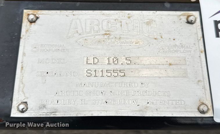image for item EF2124 Arctic LD10.5 skid steer snow pusher