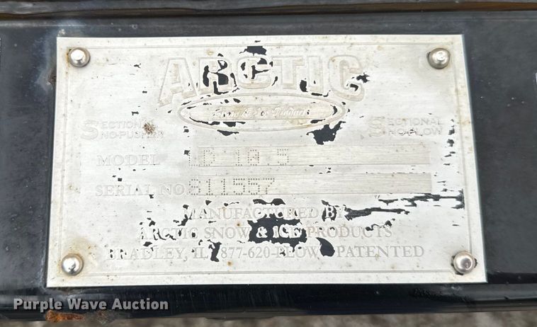 image for item EF2127 Arctic LD10.5 skid steer snow pusher