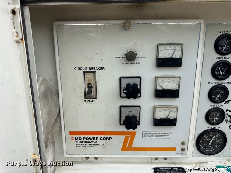 image for item EF2135 Whisperwatt DCA-45SSIU3 generator