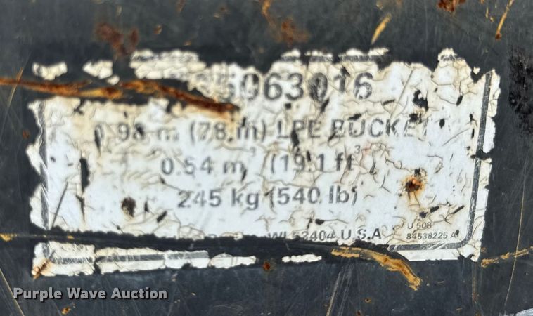 image for item EF2141 CNH skid steer bucket