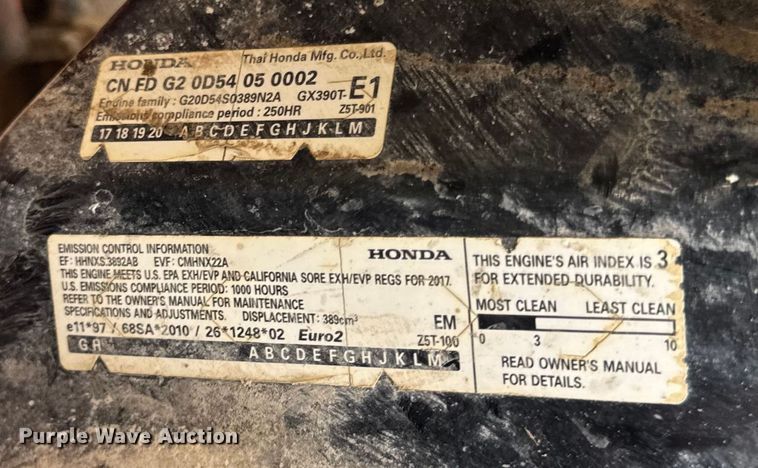 image for item EF2143 2017 Husqvarna FS400LV concrete saw