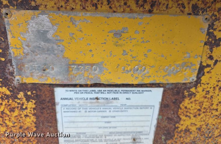 image for item EF3689 1984 JFS DT30 equipment trailer