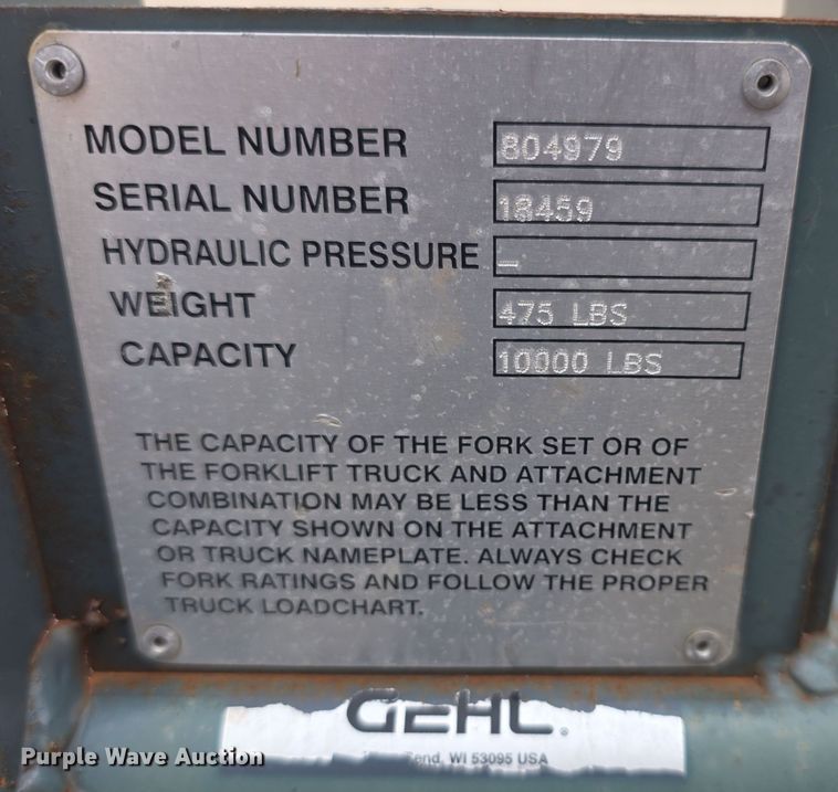 image for item EF3790 2006 Gehl RS8-42 telehandler