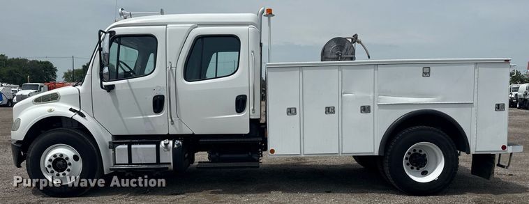 image for item EG6034 2013 Freightliner Business Class M2 Crew Cab utility / service truck