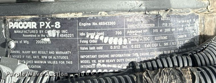 image for item EG6043 2009 Peterbilt 335 utility / service truck