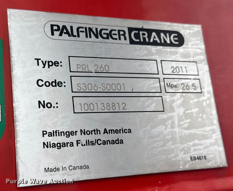 image for item EG6119 2012 Freightliner Business Class M2 grapple crane truck