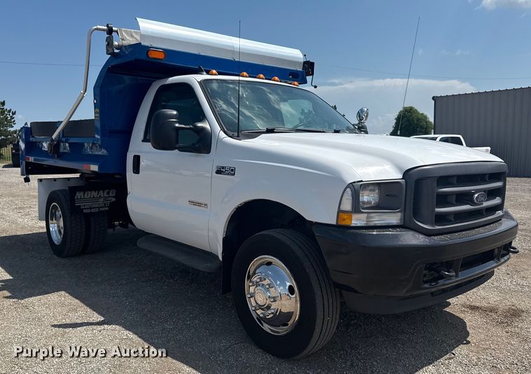image for item EG6153 2003 Ford F450 Super Duty dump truck