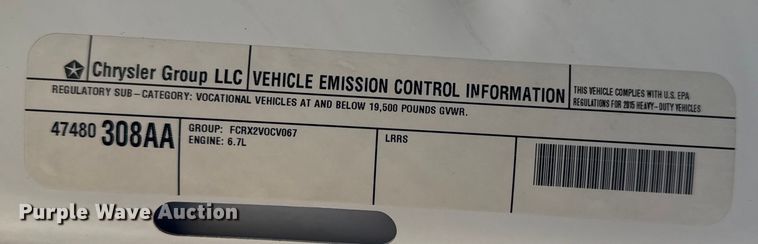 image for item EG6160 2015 Dodge Ram 4500  utility / service truck