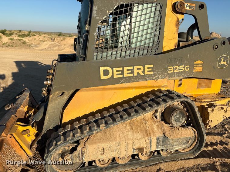 image for item EM0587 2019 John Deere 325G tracked skid steer loader