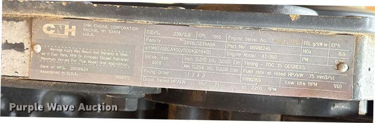 image for item EM0590 2003 Case 580 Super M backhoe