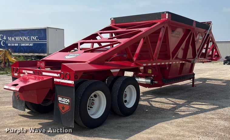 image for item EM2229 2024 Brazos 40 Pitboss bottom dump trailer