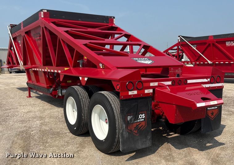 image for item EM2229 2024 Brazos 40 Pitboss bottom dump trailer