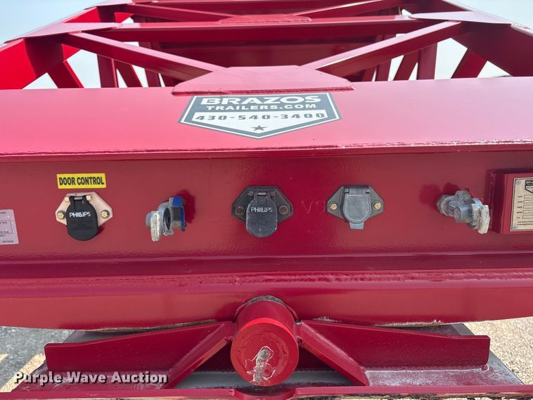 image for item EM2229 2024 Brazos 40 Pitboss bottom dump trailer