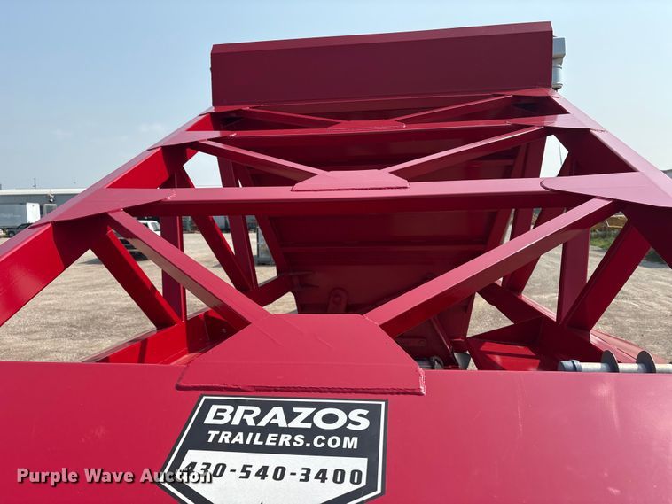 image for item EM2229 2024 Brazos 40 Pitboss bottom dump trailer