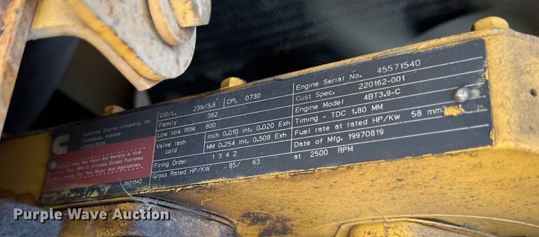 image for item EM2299 1997 Vermeer V8550 trencher