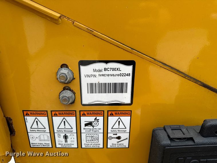 image for item EM2300 2018 Vermeer BC700 XL wood chipper