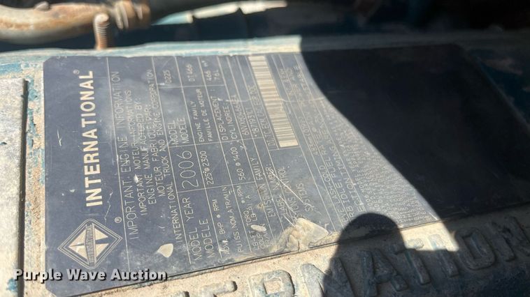 image for item EN5521 2007 International 4300 utility / service truck