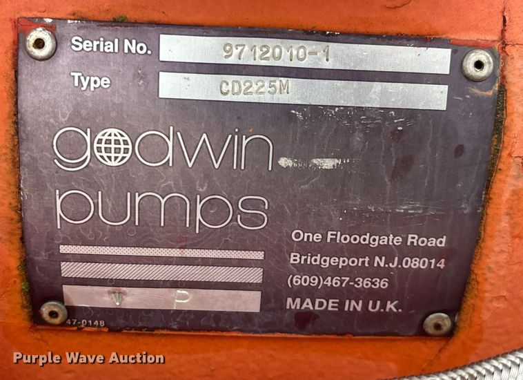 image for item EN5540 1998 Godwin CD225M pump