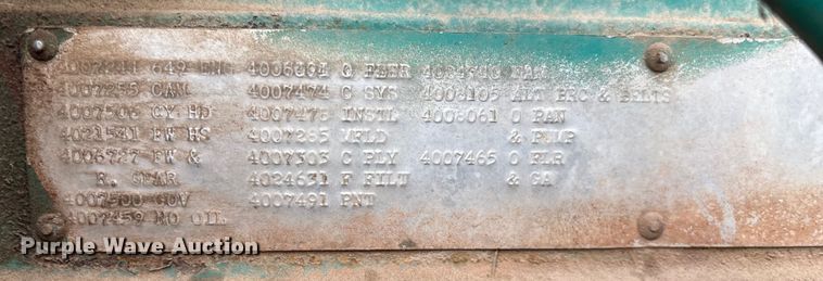 image for item EN5543 Onan 45/DYJ generator