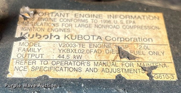 image for item EN5555 2000 Bobcat 773 skid steer loader