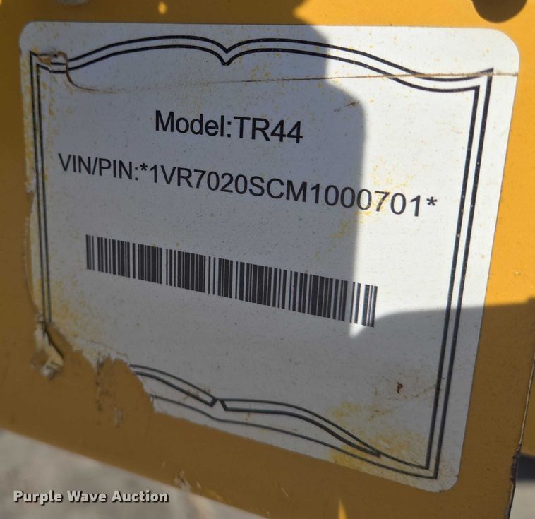 image for item EN8347 2021 Vermeer PTX42 trencher