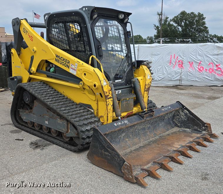 MINI CARGADOR SOBRE ORUGAS 2015 WACKER NEUSON ST45