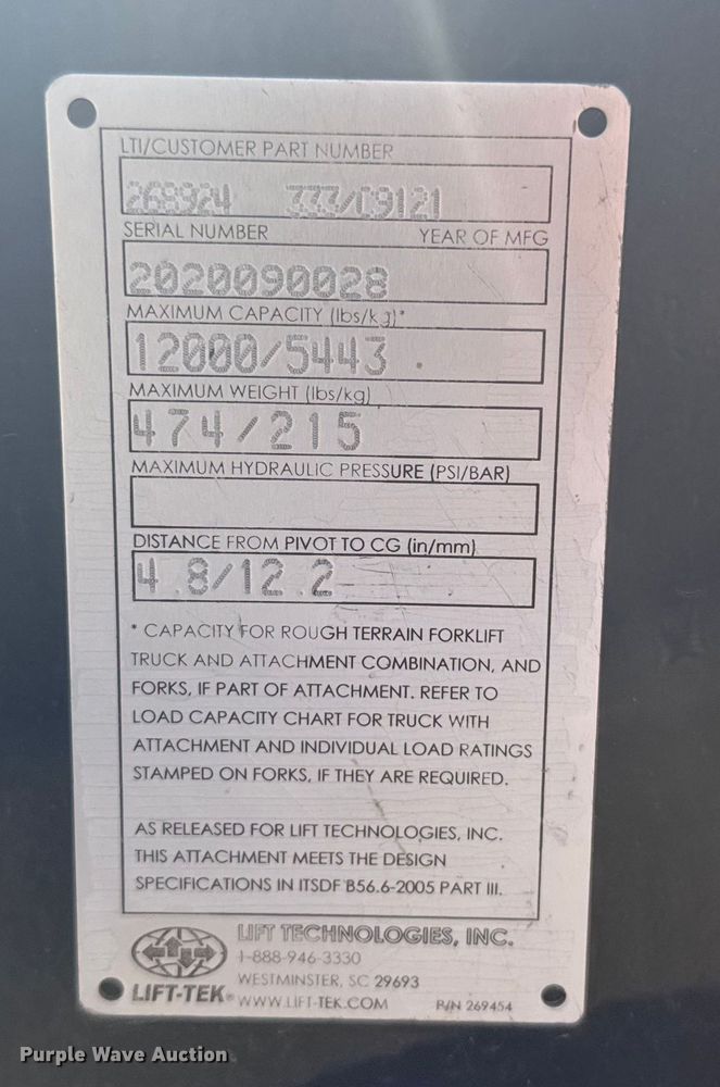image for item ER2259 2013 JCB 510-56 telehandler