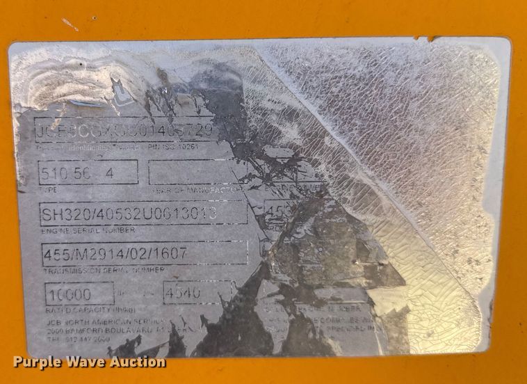 image for item ER2259 2013 JCB 510-56 telehandler