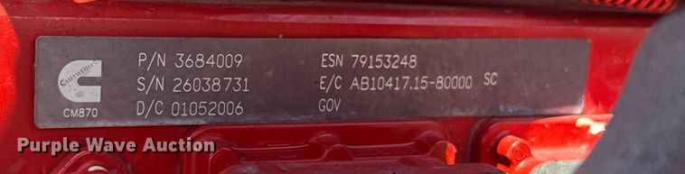 image for item ER2275 2007 Peterbilt 379 vacuum truck