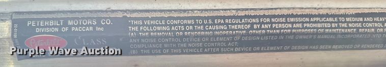 image for item ER2275 2007 Peterbilt 379 vacuum truck