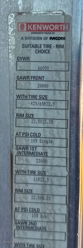 image for item ER2333 2011 Kenworth W900 ready mix truck