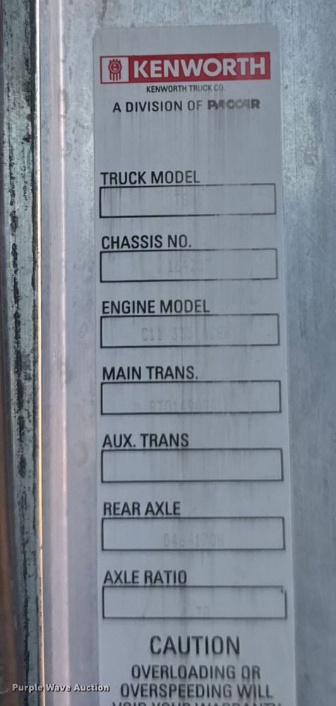 image for item ER2334 2007 Kenworth T800 ready mix truck