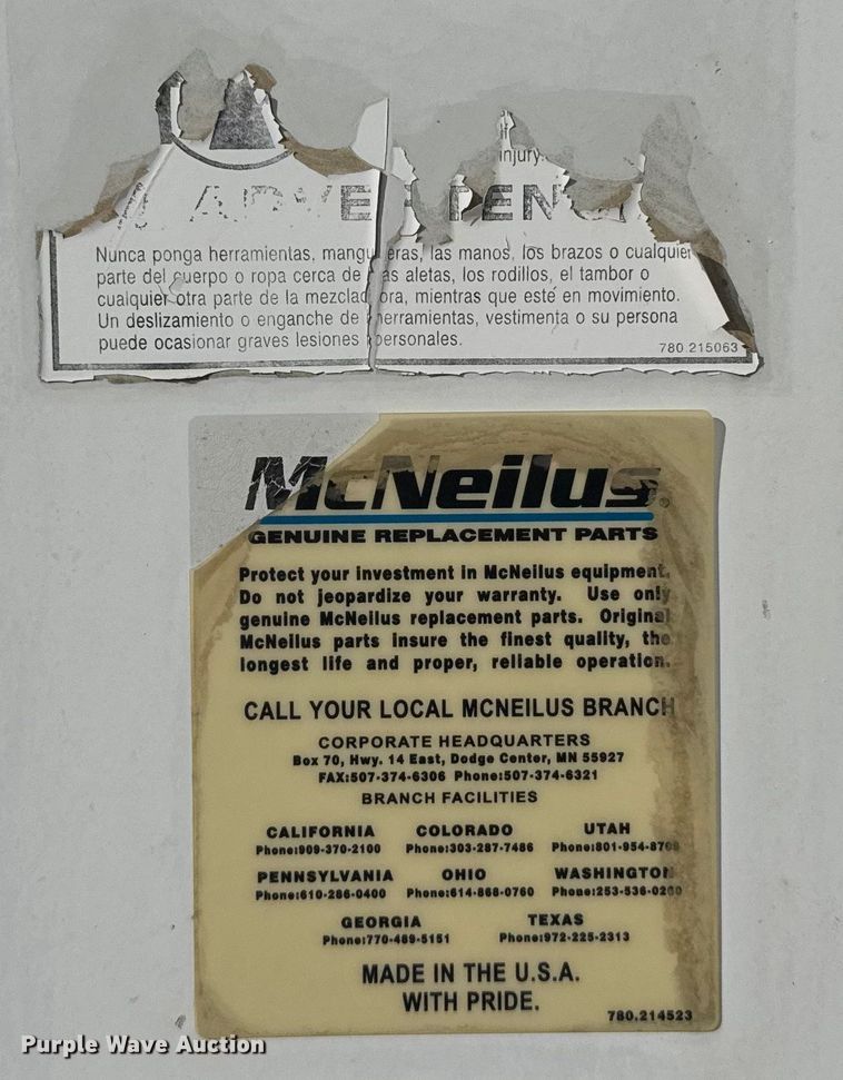 image for item ER2335 2002 Kenworth T800 ready mix truck