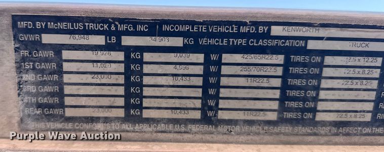 image for item ER2335 2002 Kenworth T800 ready mix truck
