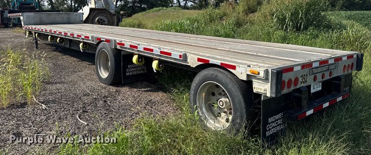 image for item ER2338 2002 Transcraft D-Eagle W2 drop deck trailer