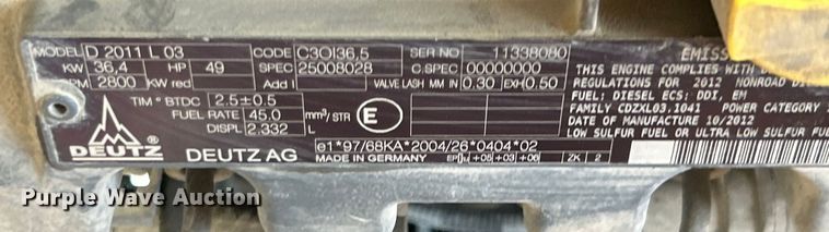 image for item ET3027 2013 JLG 450AJ Series II boom lift