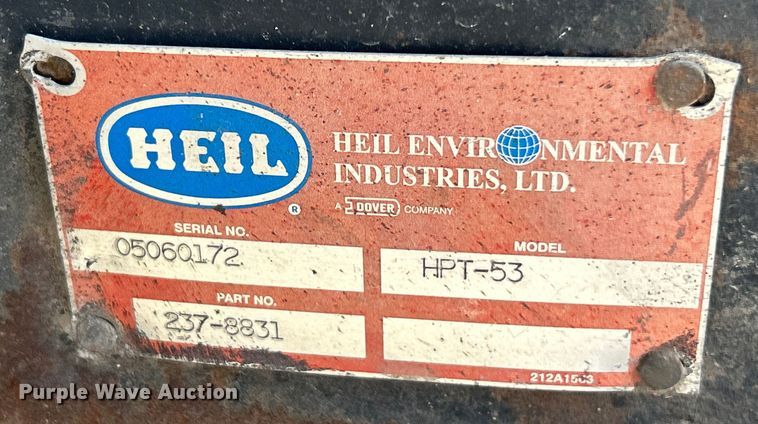 image for item ET3063 Heil HPT-53 dump bed
